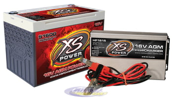 XS Power 16 Volt Battery S1600 Charger HF1615 Combo