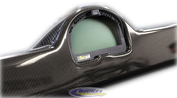 RacePak IQ3 Digital Dash & Carbon Fiber Mounting Panel Combo