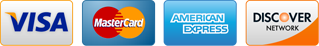 Payments Accepted - Visa, Mastercard, American Express, PayPal, Discover